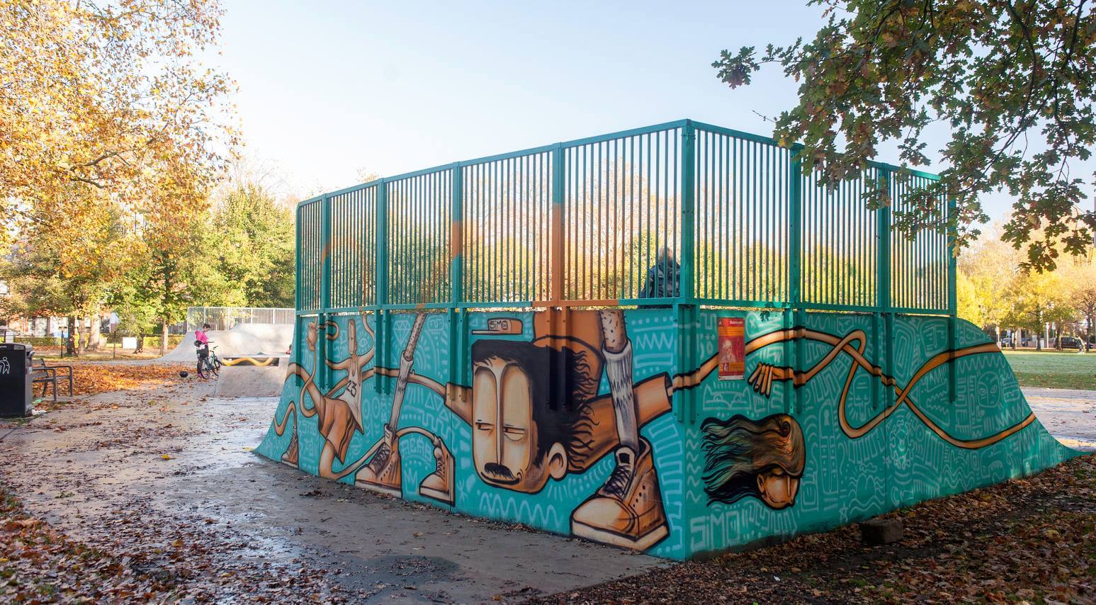 graffiti op het skatepark